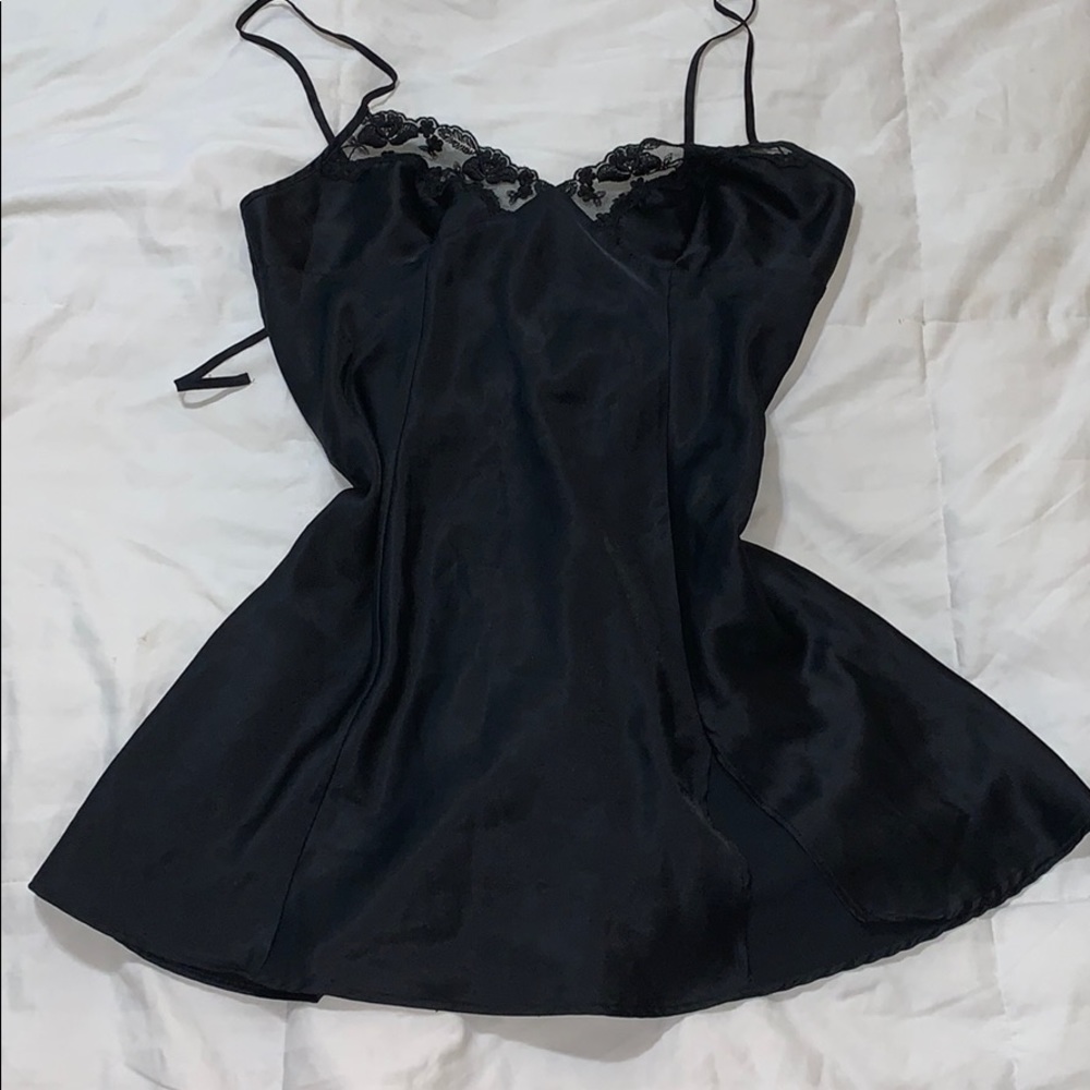 Black Silky Nighty